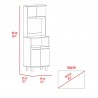 Mueble Alacena Fenix Blanco