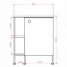 Mueble Basic para Lavamanos Blanco