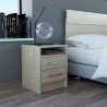 Mesa de Noche Eter Rovere + Blanco
