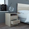 Mesa de Noche Eter Rovere + Blanco