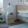 Nochero Trivor Rovere + Blanco