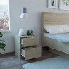 Nochero Trivor Rovere + Blanco