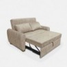 Sofacama Fontana Multifuncional Tela camel