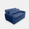 Sofácama Fontana Multifuncional Tela azul