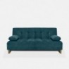 Sofacama Glaser 3 Posiciones Tela turquesa