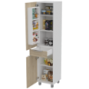 Mueble Alacena Melia 180 Blanco + Rovere