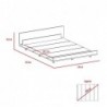 Cama 140 Kaia Wengue