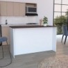Isla de Cocina 150 Ginger Milan Blanco