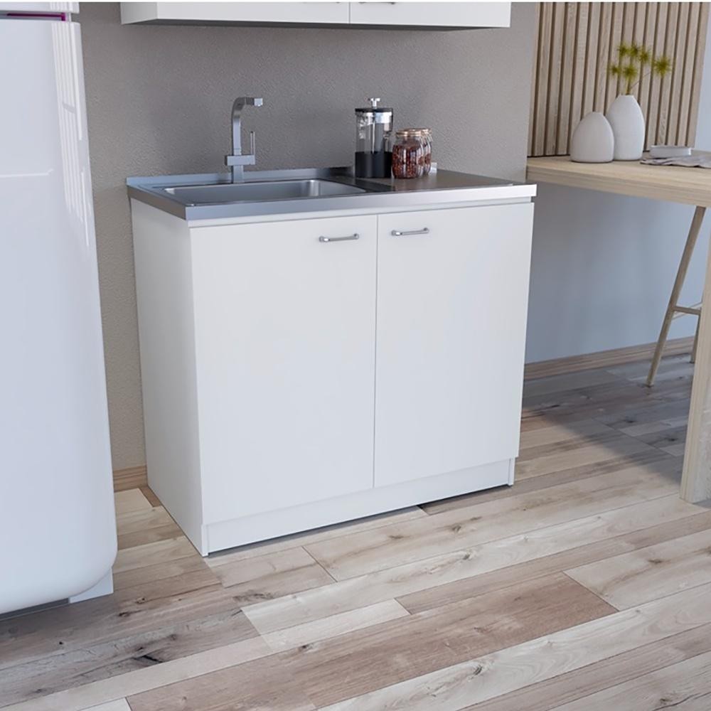 Mueble Inferior Cocina Napoles 100 Blanco