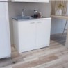 Mueble Inferior Cocina Napoles 100 Blanco