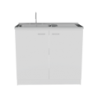 Mueble Inferior Cocina Napoles 100 Blanco