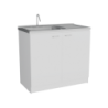 Mueble Inferior Cocina Napoles 100 Blanco