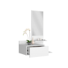 Recibidor Flotante Vienna 1C Blanco