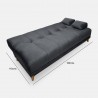 Sofacama Sabath 3 Posiciones Gris