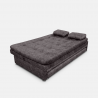 Sofa cama Nido Olsen Tela Café - Incluye Cojines