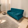 Sofacama Glaser 3 Posiciones Tela turquesa