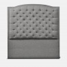 Cabecero 140cms Tela Gris Lawrence