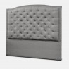 Cabecero 200cms Tela Gris Lawrence